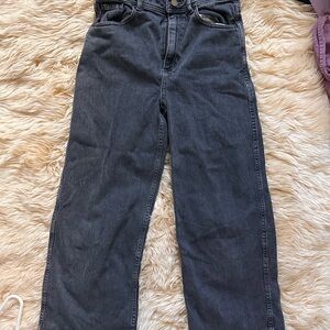 Sezane Le Crop wide legged jean